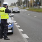17.10.2021. Kielce. Policyjna akcja „Prędkość” / Wiktor Taszłow / Radio Kielce