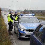 17.10.2021. Kielce. Policyjna akcja „Prędkość” / Wiktor Taszłow / Radio Kielce