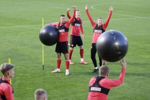 05.10.2021 Kielce. Trening reprezentacji Polski U21w piłce nożnej / Jarosław Kubalski / Radio Kielce