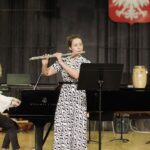 25.10.2021 Kielce. 75 lecie Zespołu Państwowych Szkół Muzycznych. Koncert Pedagogów. Paulina Kruk - fletl i Edyta Piwowarczyk - fortepian / Jarosław Kubalski / Radio Kielce