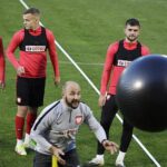 05.10.2021 Kielce. Trening reprezentacji Polski U21w piłce nożnej / Jarosław Kubalski / Radio Kielce