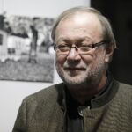 07.10.2021 Kielce.Galeria "U Strasza" w WDK. Wystawa zdjęć Andrzeja Łady. Na zdjęciu Andrzej Łada / Jarosław Kubalski / Radio Kielce