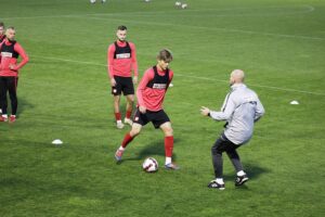 05.10.2021 Kielce. Trening reprezentacji Polski U21w piłce nożnej / Jarosław Kubalski / Radio Kielce