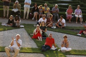 15.08.2020 Kielce. Ogród włoski Pałacu Biskupów Krakowskich. Koncert "Chopinowskie inspiracje" / Jarosław Kubalski / Radio Kielce