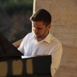 15.08.2020 Kielce. Koncert „Chopinowskie inspiracje”. Na zdjęciu Kamil Pacholec / Jarosław Kubalski / Radio Kielce