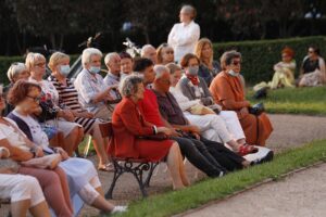 15.08.2020 Kielce. Ogród włoski Pałacu Biskupów Krakowskich. Koncert "Chopinowskie inspiracje" / Jarosław Kubalski / Radio Kielce