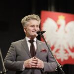 12.10.2021 Kielce. Jubileusz 75. lecia Zespołu Państwowych Szkół Muzycznych w Kielcach. Senator Krzysztof Słoń / Jarosław Kubalski / Radio Kielce