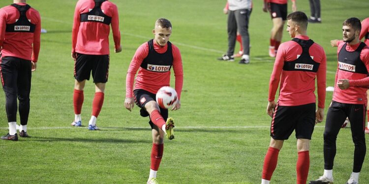 05.10.2021 Kielce. Trening reprezentacji Polski U21w piłce nożnej / Jarosław Kubalski / Radio Kielce