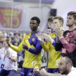 27.10.2021 Kielce. Mecz Ligi Mistrzów: Łomża Viva Kielce - Paris Saint-Germain / Jarosław Kubalski / Radio Kielce