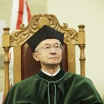 20.10.2021 Kielce. Politechnika Świętokrzyska. Nadanie tytułu doktora honoris causa profesorowi Michałowi Ciałkowskiemu. Na zdjęciu prof Michał Ciałkowski / Jarosław Kubalski / Radio Kielce