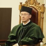 20.10.2021 Kielce. Politechnika Świętokrzyska. Nadanie tytułu doktora honoris causa profesorowi Michałowi Ciałkowskiemu. Na zdjęciu prof Michał Ciałkowski / Jarosław Kubalski / Radio Kielce