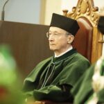 20.10.2021 Kielce. Politechnika Świętokrzyska. Nadanie tytułu doktora honoris causa profesorowi Michałowi Ciałkowskiemu. Na zdjęciu prof Michał Ciałkowski / Jarosław Kubalski / Radio Kielce