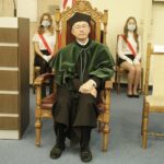 20.10.2021 Kielce. Politechnika Świętokrzyska. Nadanie tytułu doktora honoris causa profesorowi Michałowi Ciałkowskiemu. Na zdjęciu prof Michał Ciałkowski / Jarosław Kubalski / Radio Kielce