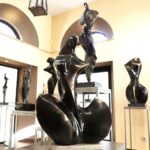 3.10.2021 Kielce. Galeria Wieża Sztuki. Wystawa rzeźb Stanisława Wysockiego / Jarosław Kubalski / Radio Kielce