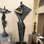 3.10.2021 Kielce. Galeria Wieża Sztuki. Wystawa rzeźb Stanisława Wysockiego / Jarosław Kubalski / Radio Kielce