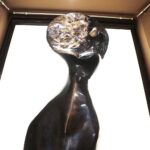 3.10.2021 Kielce. Galeria Wieża Sztuki. Wystawa rzeźb Stanisława Wysockiego / Jarosław Kubalski / Radio Kielce