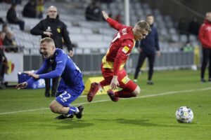 29.10.2021 Kielce. 15. kolejka Fortuna 1 Ligi: Mecz Korona Kielce - Odra Opole / Jarosław Kubalski / Radio Kielce