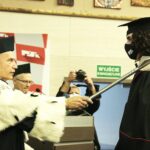 06.10.2021 Kielce. Politechnika Świętokrzyska. Inauguracja roku akademickiego. Immatrykulacji nowych studentów dokonał rektor PŚk Zbigniew Koruba / Jarosław Kubalski / Radio Kielce