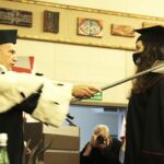 06.10.2021 Kielce. Politechnika Świętokrzyska. Inauguracja roku akademickiego. Immatrykulacji nowych studentów dokonał rektor PŚk Zbigniew Koruba / Jarosław Kubalski / Radio Kielce