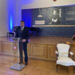 23.10.2021. Sandomierz. Nagrody za zasługi dla miasta. Na zdjęciu Marcin Marzec - burmistrz sandomierza / Grażyna Szlęzak-Wójcik / Radio Kielce