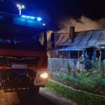 23.10.2021. Romanów. Pożar domu / Ratownictwo Powiatu Ostrowieckiego / Facebook
