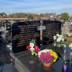 31.10.2021. Krasocin, cmentarz. Miejsce pochówku zamordowanych / Dionizy Krawczyński / Radio Kielce