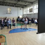 01.10.2021. Kielce. Wojewoda promuje akcje "Świętokrzyskie nie hejtuje" w ZSE im. Mikołaja Kopernika / Wiktor Taszłow / Radio Kielce