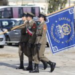 01.10.2021. Kielce. Ślubowanie klas mundurowych ZDZ / Wiktor Taszłow / Radio Kielce