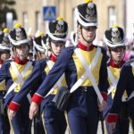 01.10.2021. Kielce. Ślubowanie klas mundurowych ZDZ / Wiktor Taszłow / Radio Kielce