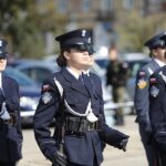 01.10.2021. Kielce. Ślubowanie klas mundurowych ZDZ / Wiktor Taszłow / Radio Kielce