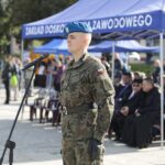 01.10.2021. Kielce. Ślubowanie klas mundurowych ZDZ / Wiktor Taszłow / Radio Kielce