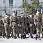 01.10.2021. Kielce. Ślubowanie klas mundurowych ZDZ / Wiktor Taszłow / Radio Kielce