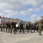 01.10.2021. Kielce. Ślubowanie klas mundurowych ZDZ / Wiktor Taszłow / Radio Kielce