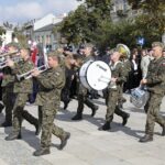 01.10.2021. Kielce. Ślubowanie klas mundurowych ZDZ / Wiktor Taszłow / Radio Kielce