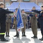 01.10.2021. Kielce. Ślubowanie klas mundurowych ZDZ / Wiktor Taszłow / Radio Kielce