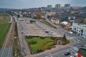 Starachowice. Centrum przesiadkowe w Starachowicach Zachodnich / UM Starachowice