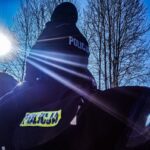 22.11.2021. Granica polsko-białoruska. Policyjne tandemy strzegące granicy / KPP Hajnówka