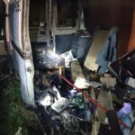 Pożar auta / KM PSP Łódź