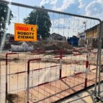 17.11.2021. Końskie. Miejsce, gdzie znaleziono ludzkie szczątki / Magdalena Galas-Klusek / Radio Kielce