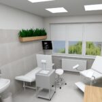 30.11.2021. Skalbmierz. Przychodnia św. Rity po pierwszym etapie remontu / Marta Gajda-Kruk / Radio Kielce