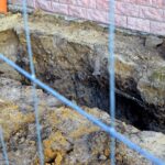 03.11.2021. Końskie. Miejsce, gdzie znaleziono ludzkie szczątki / Magdalena Galas-Klusek / Radio Kielce