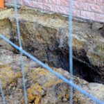 17.11.2021. Końskie. Miejsce, gdzie znaleziono ludzkie szczątki / Magdalena Galas-Klusek / Radio Kielce