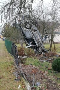 18.11.2021. Toczyska. Nietypowy wypadek / OSP Zgórznica