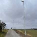 26.11.2021. Chocimów. Nowe lampy LED / Emilia Sitarska / Radio Kielce