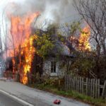 08.11.2021. Jóźwików. Pożar domu / OSP Wilczkowice