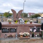 10.11.2021. Bliżyn. Pomnik Aleksandra Życińskiego "Wilczura" / Tomasz Łebek