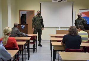 03.11.2021. Kielce. Szkolenie pracowników Ministerstwa Kultury i Dziedzictwa Narodowego / Centrum Przygotowań do Misji Zagranicznych