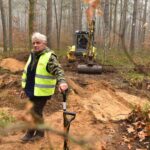 12.11.2021. Biały Ług. Poszukiwania ciał żołnierzy Armii Krajowej / Magdalena Galas-Klusek / Radio Kielce