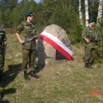 07.11.2021. Barwinek. Archiwalne zdjęcia z odsłonięcia w dniu 16 września 2006 r. pomnika w miejscu bitwy / Szczepan Mróz