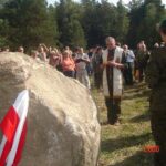 07.11.2021. Barwinek. Archiwalne zdjęcia z odsłonięcia w dniu 16 września 2006 r. pomnika w miejscu bitwy / Szczepan Mróz